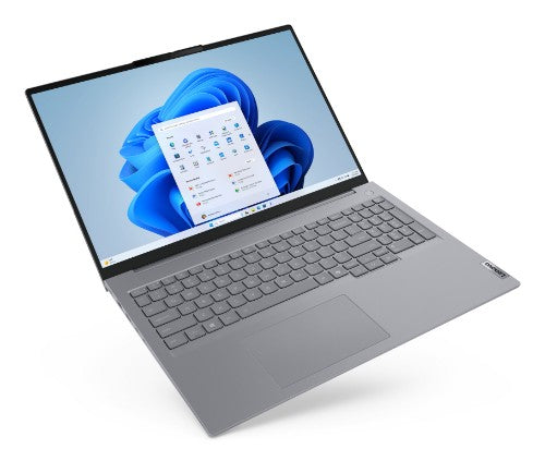 Lenovo ThinkBook 16 G8 IAL Intel Core Ultra 5 225U Laptop 40.6 cm (16") WUXGA 16 GB DDR5-SDRAM 512 GB SSD Wi-Fi 6E (802.11ax) Windows 11 Pro English Grey