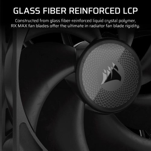 Corsair iCUE LINK RX140 MAX Computer case Fan 14 cm Black 2 pc(s)