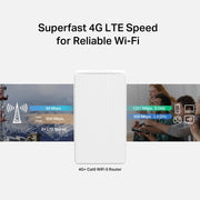 Mercusys 4G+ Cat6 AX1500 Wireless Dual Band Gigabit Router