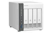 QNAP TS-433 NAS Tower ARM Cortex-A55 4 GB 16 TB HDD QNAP Turbo System White