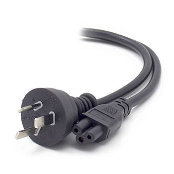 ALOGIC 2m AUS 3 Pin Plug to IEC C5 Power Cable _ In PPE Bag