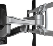StarTech.com Full Motion TV Wall Mount - Heavy Duty Articulating TV Wall Mount Bracket for 32" to 75" (165lb/75kg) VESA Display - Universal Adjustable Tilt/Swivel Flat Screen Arm - Silver - TAA