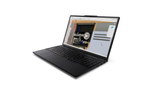 Lenovo ThinkPad P16v Gen 3 (Intel) Intel Core Ultra 7 255H Mobile workstation 40.6 cm (16") WUXGA 32 GB DDR5-SDRAM 1 TB SSD NVIDIA RTX PRO 1000 Blackwell Wi-Fi 7 (802.11be) Windows 11 Pro English Black