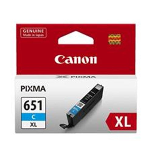 CANON CLI651XLC INKJET CARTRIDGE HIGH YIELD CYAN