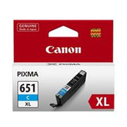 CANON CLI651XLC INKJET CARTRIDGE HIGH YIELD CYAN