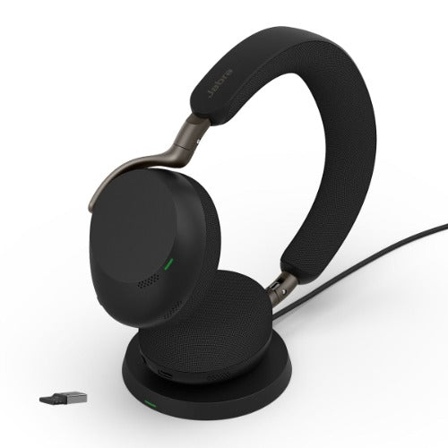 Jabra Evolve3 75 - UC Link390a (Wireless Charging Pad) - Black