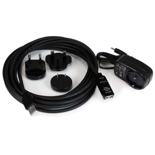StarTech.com 5m USB 2.0 Active Extension Cable - M/F - TAA