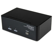 StarTech.com 2 Port Dual DVI USB KVM Switch with Audio & USB 2.0 Hub - TAA