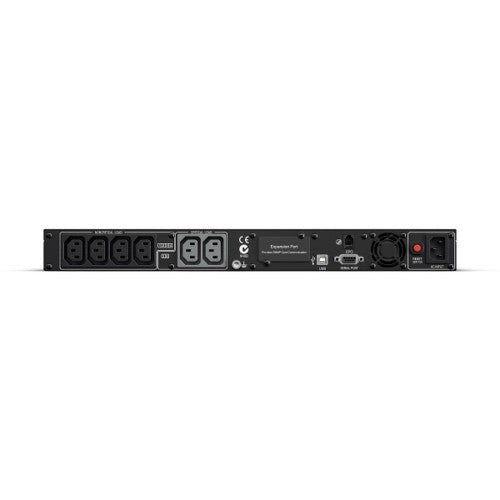 CyberPower PR1000ELCDRT1U uninterruptible power supply (UPS) Line-Interactive 1 kVA 800 W 6 AC outlet(s)