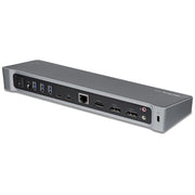 StarTech.com 4K USB-C Dock, Triple UHD 4K Monitor Docking Station, Mac & Windows, USB C to HDMI & DisplayPort, 100W Power Delivery, 5x USB 5Gbps Hub - TAA