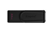 Kingston Technology DataTraveler 64GB Portable USB 3.2 Gen 1 Exodia S (Black/Black)