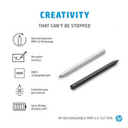 HP Rechargeable MPP 2.0 Tilt Pen (Black)