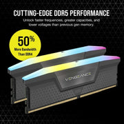 Corsair Vengeance RGB CMH16GX5M2B5200Z40 memory module 16 GB 2 x 8 GB DDR5 5200 MT/s 288-pin DIMM