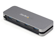 StarTech.com 4 Port USB C Hub - 4x USB-A - USB 3.0 Type-C Hub - USB 3.2 Gen 1 (5Gbps) - Bus Powered Portable USB-C to USB-A Adapter Laptop Hub - 11.2" (28.5cm) Cable w/ Cable Management