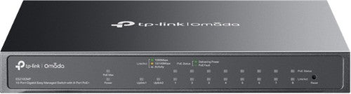 TP-Link Omada 10-Port Gigabit Easy Managed Switch with 8-Port PoE+