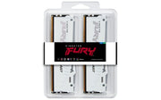 Kingston Technology FURY Beast 32GB 6000MT/s DDR5 CL30 DIMM (Kit of 2) White RGB EXPO