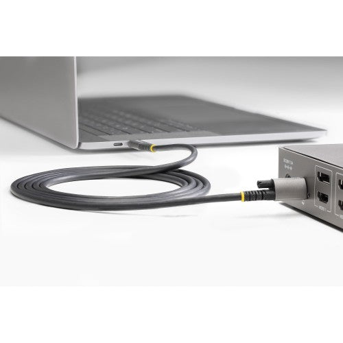 StarTech.com 3ft (1m) USB-C Cable, Top Screw Locking, USB 10Gbps, 100W (5A) Power Delivery, 8K 60Hz / 4K 144Hz DP Alt Mode, USB-IF Certified - Thunderbolt Compatible