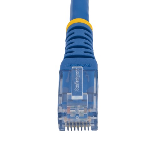 StarTech.com 3ft CAT6 Ethernet Cable - Blue CAT 6 Gigabit Ethernet Wire -250MHz 100W PoE RJ45 UTP Molded Network/Patch Cord w/Strain Relief/ Individually Tested