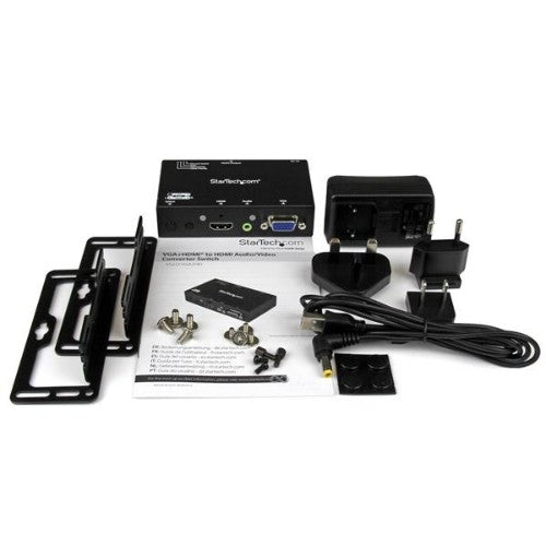 StarTech.com 2x1 HDMI + VGA to HDMI Converter Switch w/ Automatic and Priority Switching – 1080p - TAA