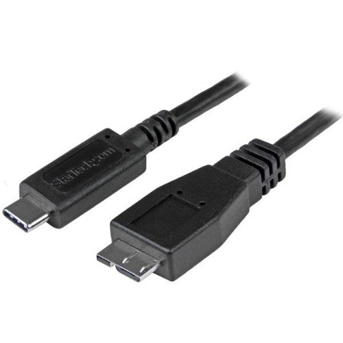 StarTech.com 3ft (1m) USB-C to Micro USB-B Cable, USB 10Gbps, Data Cord, 3A, USB C to Micro-B Data Transfer Cable