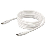 StarTech.com 6.6ft (2m) USB-C Fast Charging Cable, Charge & Sync, 100W (5A) PD, USB 2.0, USB-IF Certified - White USB C Charging Cord