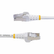 StarTech.com 50cm White CAT8 Ethernet Cable, Snagless RJ45, 25G/40G, 2000MHz, 100W PoE++, S/FTP, 26AWG Pure Bare Copper Wire, LSZH, Shielded Network Patch Cord w/Strain Reliefs, Individually Tested