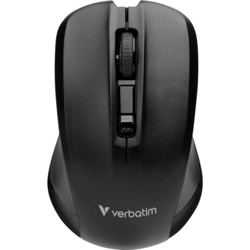 Verbatim Wireless & Mouse Combo keyboard Mouse included Universal RF Wireless QWERTY Black