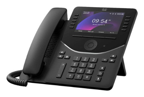 Cisco 9861 IP phone Black, Carbon 10 lines LCD Wi-Fi