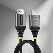 StarTech.com 50cm (1.6ft) Premium Certified High Speed HDMI Cable, Ultra Flexible HDMI Cable, 4K 60Hz/1440p 144Hz w/HDR10/ARC, 18Gbps, High Flex Braided HDMI Cord
