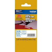 Brother TZE-FA3 label-making tape Blue on white