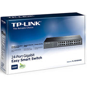 TP-Link TL-SG1024DE network switch Managed L2 Gigabit Ethernet (10/100/1000) Black