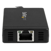 StarTech.com 3-Port USB-C Hub with Gigabit Ethernet - USB-C to 3x USB-A - USB 3.0 (5Gbps) - Includes Power Adapter - TAA