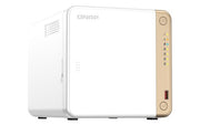QNAP TS-462-4G NAS/storage server Tower Intel® Celeron® N4505 4 GB DDR4 0 TB QNAP QTS White