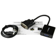 StarTech.com DVI-D to VGA Active Adapter Converter Cable - 1080p