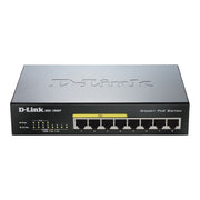 D-Link DGS-1008P network switch Unmanaged Gigabit Ethernet (10/100/1000) Power over Ethernet (PoE) Black