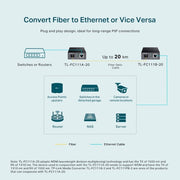 TP-Link 10/100 Mbps WDM Media Converter