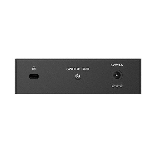 D-Link DGS-105 network switch Unmanaged L2 Gigabit Ethernet (10/100/1000) Desktop Black