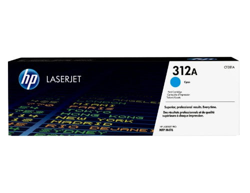 HP 312A Cyan LaserJet Toner Cartridge