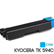 KYOCERA TK-594C CYAN TONER KIT YIELD 5K FS-C2026MFPFS-C2126MFP FS-C5250DN FS-C2626MFP C2526
