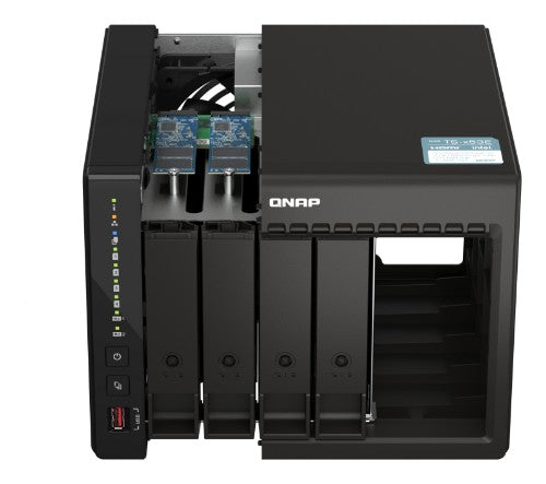 QNAP TS-453E NAS Tower Intel® Celeron® J6412 8 GB 16 TB QNAP Turbo System Black