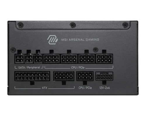 MSI MAG A1200PLS PCIE5 power supply unit 1200 W 20+4 pin ATX ATX Black