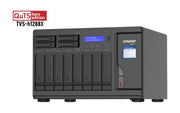 QNAP TVS-h1288X NAS Tower Intel® Xeon® W-1250 16 GB DDR4 0 TB QuTS hero Black