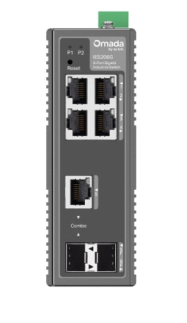 TP-Link Omada IES206G network switch Managed Gigabit Ethernet (10/100/1000) Black