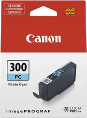 Canon PFI-300PC Photo Cyan Ink Cartridge