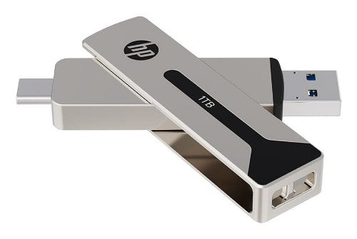 HP 911 Pro USB flash drive 256 GB USB Type-A / USB Type-C 3.2 Gen 2 (3.1 Gen 2) Silver