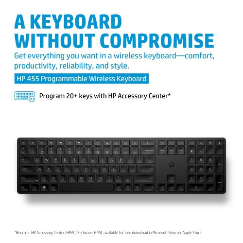 HP 455 Programmable Wireless Keyboard