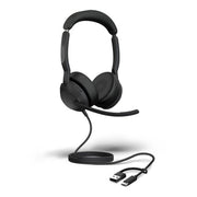 Jabra Evolve2 50 Headset Wired Head-band Office/Call center USB Type-C / USB Type-A Bluetooth Black
