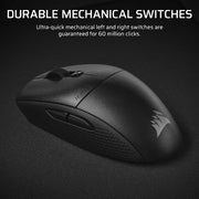 Corsair M55 mouse Gaming Right-hand RF Wireless + Bluetooth Optical 24000 DPI
