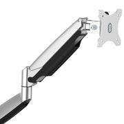 StarTech.com Desk Mount Monitor Arm - Heavy Duty Ergonomic VESA Monitor Arm - Single 32" (19.8lb/9kg) Display - Full Motion, Height Adjustable, Articulating - Aluminum - C-Clamp/Grommet - Silver