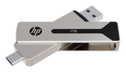 HP 911 Pro USB flash drive 256 GB USB Type-A / USB Type-C 3.2 Gen 2 (3.1 Gen 2) Silver